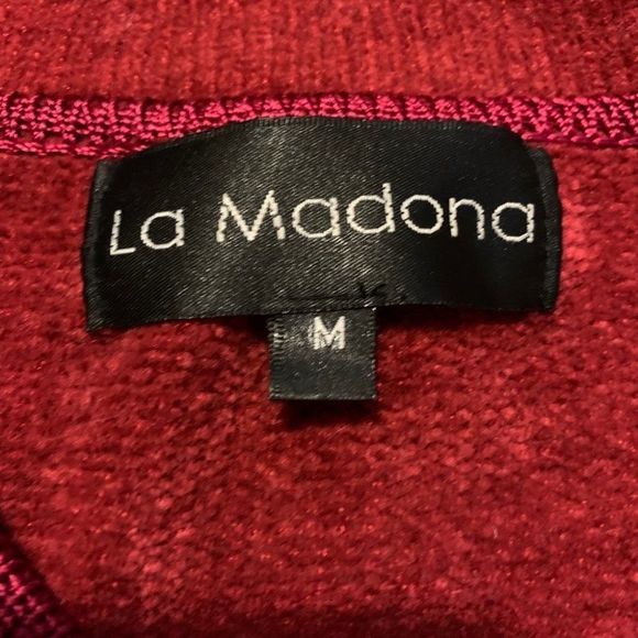 La Madona Grandma Button Up Cardigan Size Medium - Picture 4 of 5
